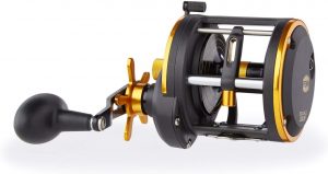 penn squall level wind reel & rod fishing combo